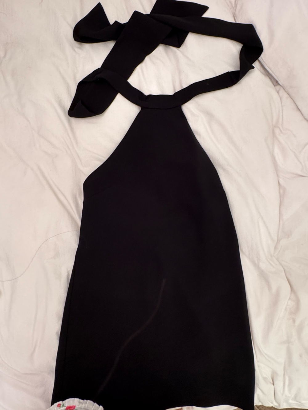 Mango Black Halter Sheath Dress